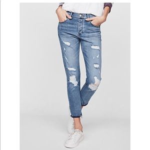 Express high waisted vintage style skinny jeans🌚